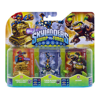 Scorp/Chop Chop/Heavy Duty Sprocket Skylanders SWAP Force toy figure Cadouri