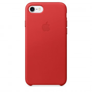 Apple IPhone Red leather case 