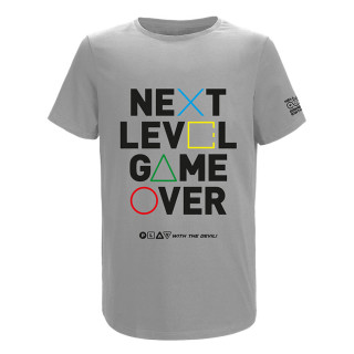 HELL Gamer Next Level Game Over T-Shirt Gray (M) Cadouri