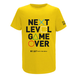 HELL Gamer Next Level Game Over T-Shirt Yellow (L) Cadouri