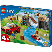 LEGO City Mașină de teren pentru salvarea animalelor sălbatice (60301) 