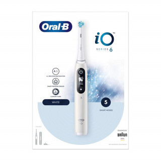 Oral-B iO6 electric toothbrush white Acasă