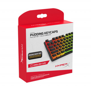 HyperX Pudding Keycaps - set de taste negre (US) (4P5P4AA#ABA) PC