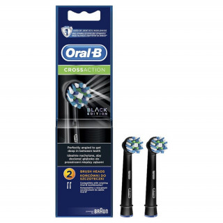 Oral-B EB50BK-2 Cross Action Black Rainbow electric toothbrush 2 db Acasă