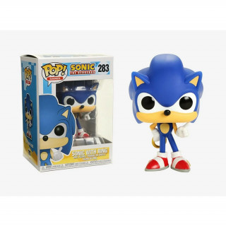 Funko Pop! Games: Sonic The Hedgehog - Sonic With Ring 283# Vinyl Figure Cadouri