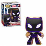 Funko Pop! Marvel: Holiday - Gingerbread Black Panther #937 Bobble-Head Vinyl Figure 