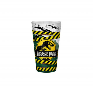 JURASSIC PARK - Large Glass - 400ml -Danger High Voltage Cadouri