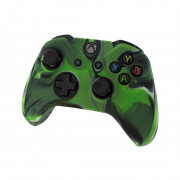 Xbox One Husă silicon Controller  (Camo Green) 