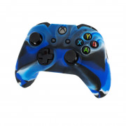 Carcasa din silicon pentru controler Xbox One (Camo Blue) 