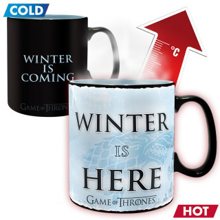 GAME OF THRONES - Mug Heat Change - 460 ml - Winter is here Cadouri