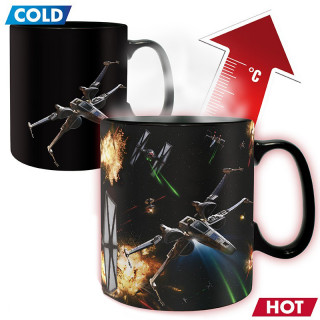 STAR WARS - Mug Heat Change - 460 ml - Space Battle - with box  Cadouri