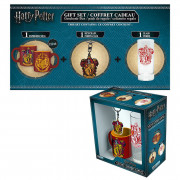 HARRY POTTER - Pck Glass 29cl + Keyring + Mini Mug "Gryffindor" 