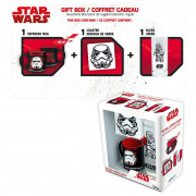 STAR WARS - Pck Glass 29cl + Coaster + Mini Mug "Trooper" 