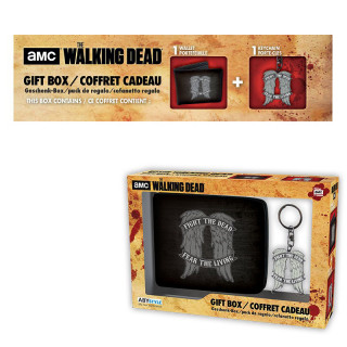 THE WALKING DEAD - Pck Wallet + Keyring "Daryl wings" Cadouri