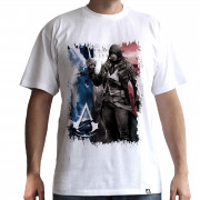 ASSASSIN´S CREED - T-shirt  "AC5 - Flag" white - basic (XL) 