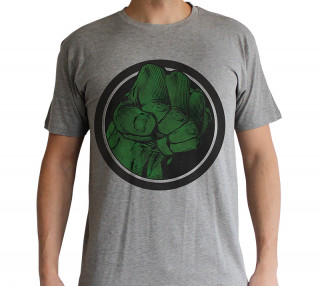 MARVEL - T-shirt  "Hulk Smash" sport grey - basic (L) Cadouri