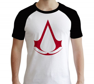 ASSASSIN´S CREED - T-shirt  "Crest" white & black - premium (M) Cadouri