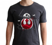 STAR WARS - T-shirt  "BB8 E8" dark grey - new fit (XL) 