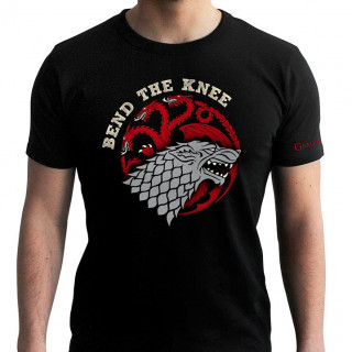 GAME OF THRONES - T-shirt  Bend the Knee -  black - new fit (XL) Cadouri