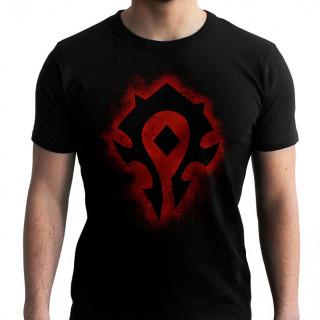 WORLD OF WARCRAFT - T-shirt  Horde - black (Size S) Cadouri