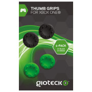 Thumb Grips for Xbox One - Green and Black (Gioteck) 