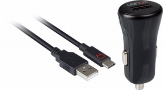 VENOM VS4795 USB încărcător mașină + 2 metri cablu încărcare Type-C Nintendo Switch