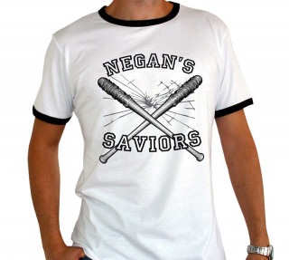 THE WALKING DEAD - "Negan´s Saviors" white - premium (XXL) Cadouri