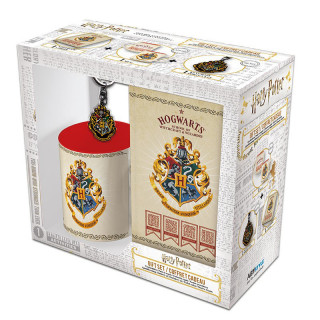 HARRY POTTER - Pck Mug320ml + Keyring + Notebook "Hogwarts" Cadouri