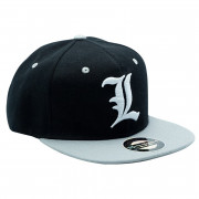 DEATH NOTE - Snapback Cap - Black & Grey - L 