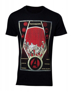 Avengers - Constructivism Poster Men´s T-shirt L (M-I) Cadouri