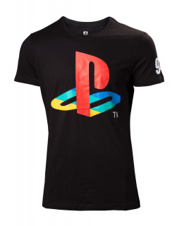 PlayStation - Classic Logo and Colors T-shirt XL (M-I) Cadouri