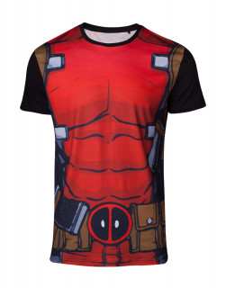 Marvel Sublimated Deadpool T-shirt (M) (M-I) Cadouri