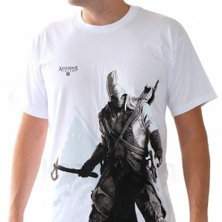 ASSASSIN´S CREED - T-shirt  "Connor stand up" men SS white - basic (L) Cadouri