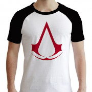 ASSASSIN´S CREED - T-shirt  "Crest" white & black - premium (XXL) 