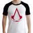 ASSASSIN´S CREED - T-shirt  "Crest" white & black - premium (XXL) thumbnail