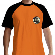 DRAGON BALL - T-shirt  "Kame Symbol" orange - premium (L) 