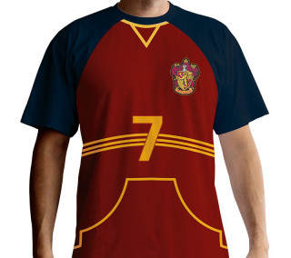 HARRY POTTER - T-shirt  "Quidditch jersey" red - premium (L) Cadouri