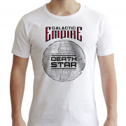 STAR WARS - T-shirt  "Death Star" white - new fit (XL) 