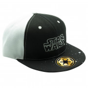 STAR WARS - Snapback Cap - Black & White - Logo 