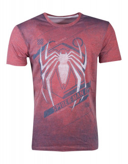 Spiderman - Acid Wash Spider Men´s T-shirt (M-I) (L) Cadouri