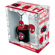 MARVEL - Pck Glass 29cl + Keyring + Mini Mug "Marvel Spider-man" 