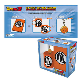 DRAGON BALL -- Pck Mug320ml + Keyring + Notebook "Kame Symbol" Cadouri