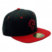 WORLD OF WARCRAFT - Snapback Cap - Black & Red - Horde 