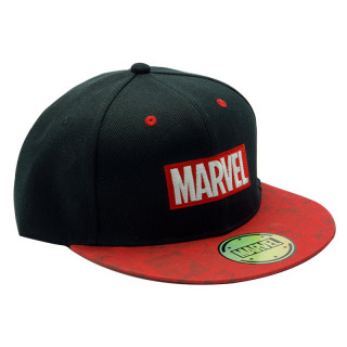 MARVEL - Snapback Cap - Black & Red - Logo Cadouri