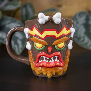 CRASH BANDICOOT - Shaped 3D Mug Uka Uka Crash Bandicoot Cadouri