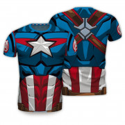 MARVEL - T-shirt  cosplay "Captain America" man L 