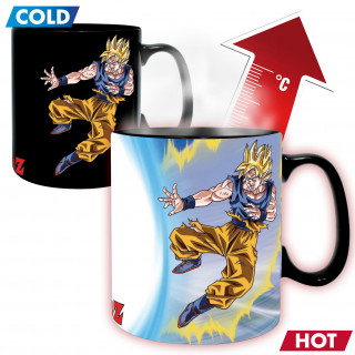 DRAGON BALL - Mug Heat Change - 460 ml - DBZ/ Goku VS Buu - box  Cadouri