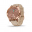 vívomove Luxe Rose Gold  leather strap, 18K Gold buckle thumbnail