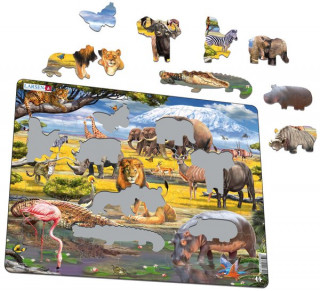 Larsen maxi puzzle 43 pieces - Savannah FH30 Cadouri