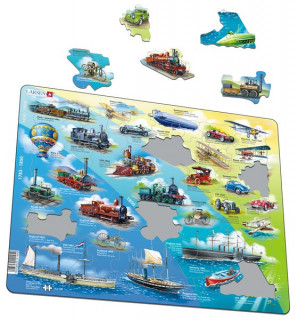 Larsen maxi puzzle 54 pieces Historical vehicles HL7 Cadouri